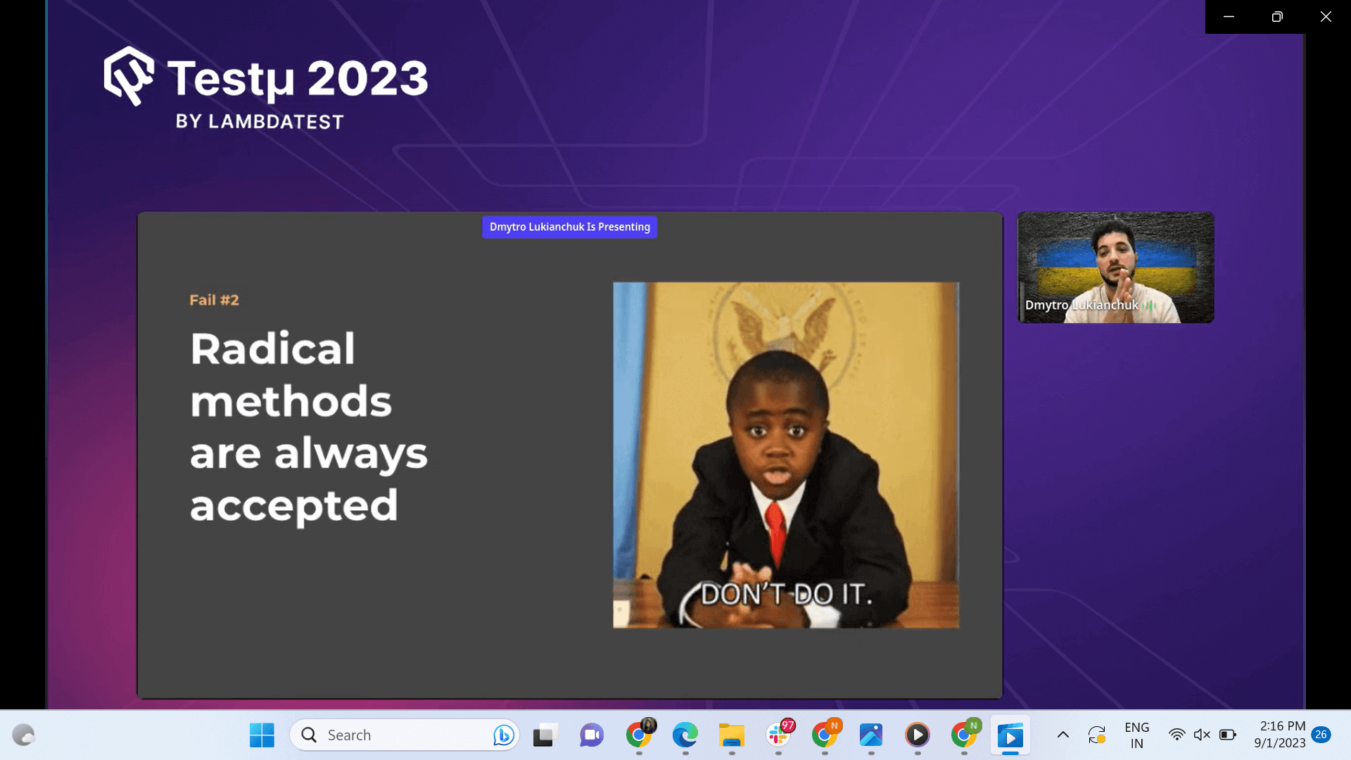 #2. Radical Methods are always Accepted