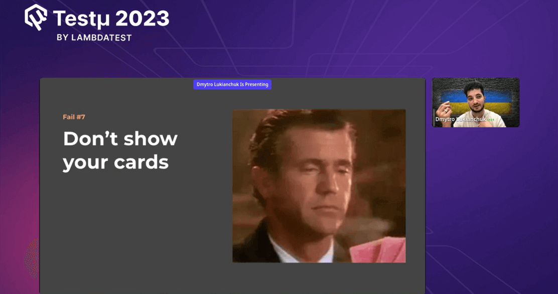 Don’t Show Your Cards to Your Team Members