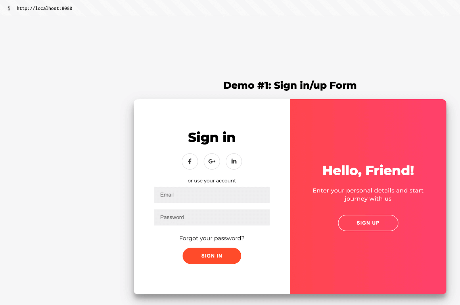 localhost 8080 localhost 8080