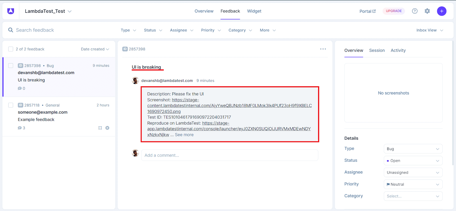 New Integration with Userback New Integration with Userback
