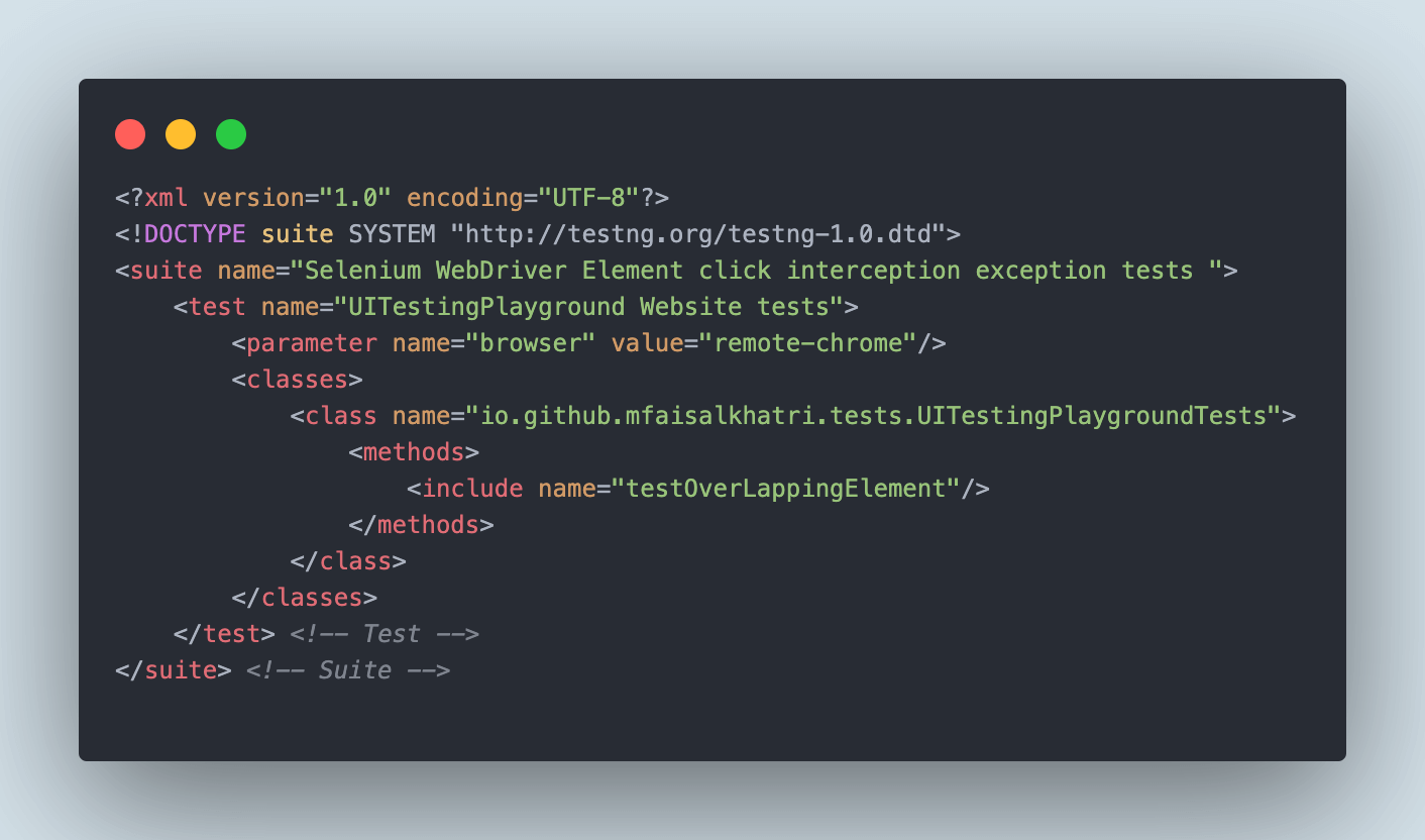 testngxml to execute