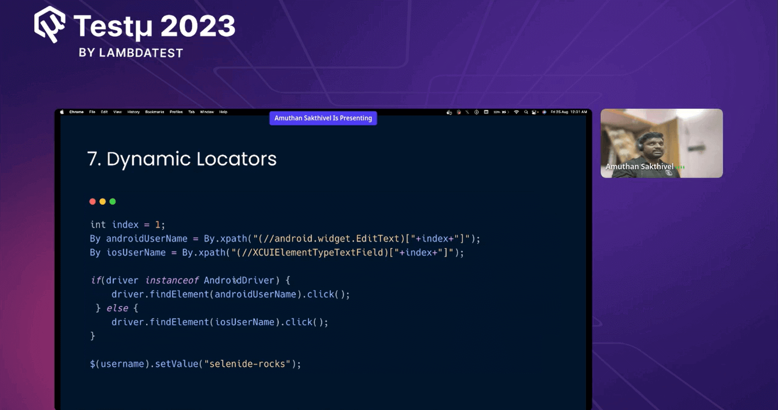 Dynamic Locators Dynamic Locators