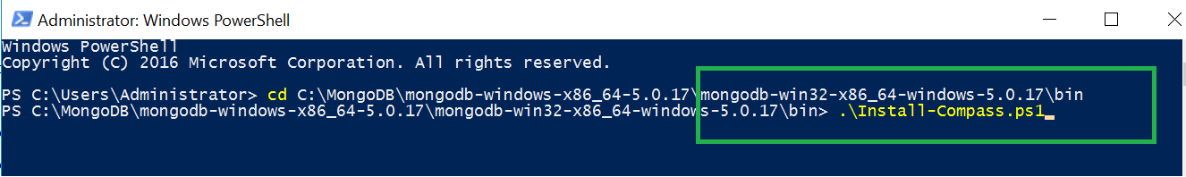 Installing MongoDB Compass Installing MongoDB Compass