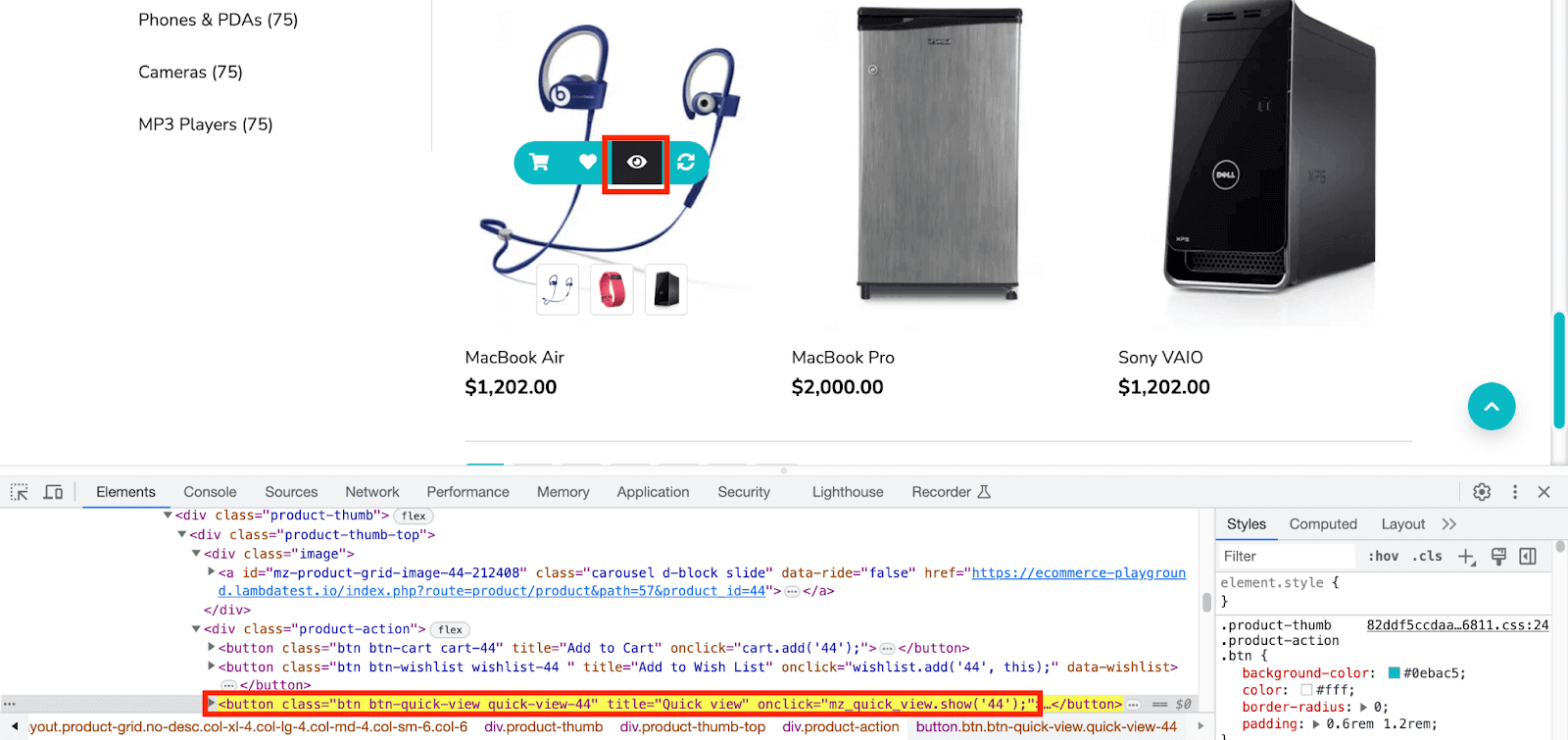 use the elementToBeClickable use the elementToBeClickable