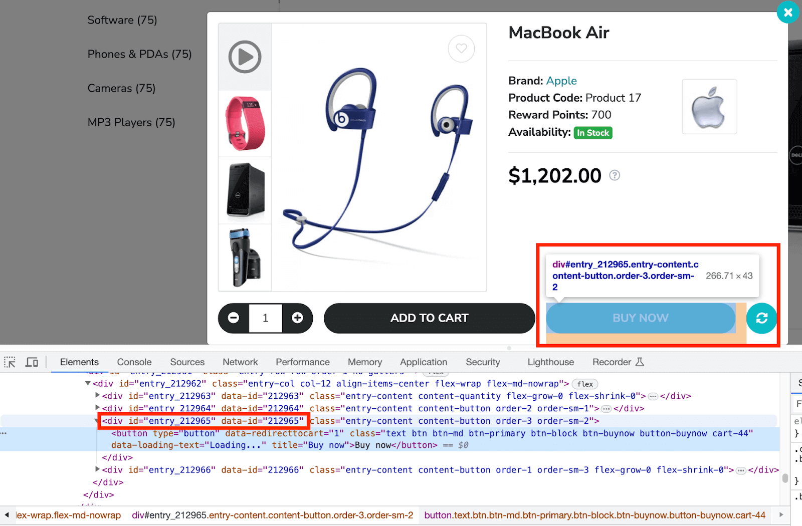 using the ID locator using the ID locator