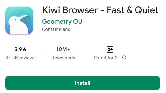 Kiwi Browser