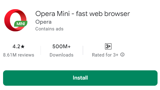 Opera Mini - fast web browser