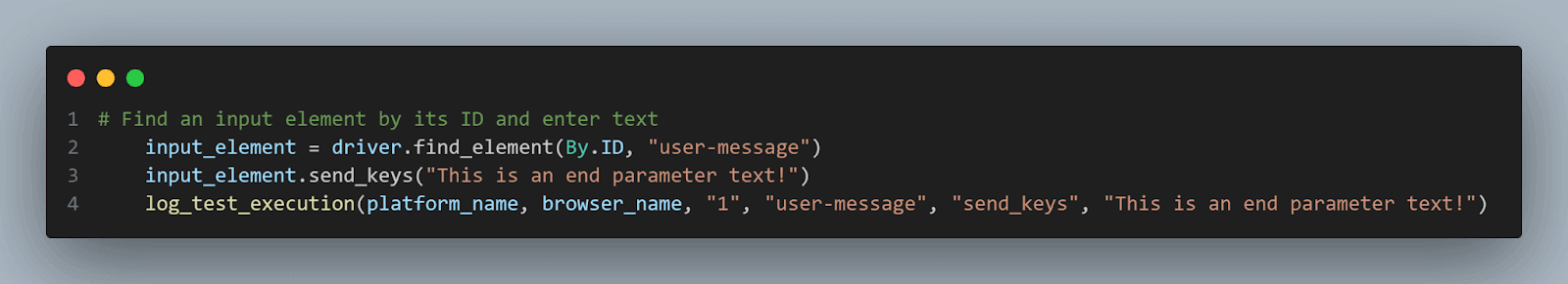 This is an end parameter text This is an end parameter text