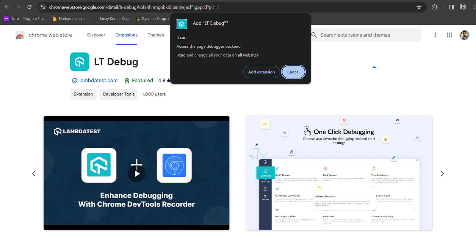 add extension add extension