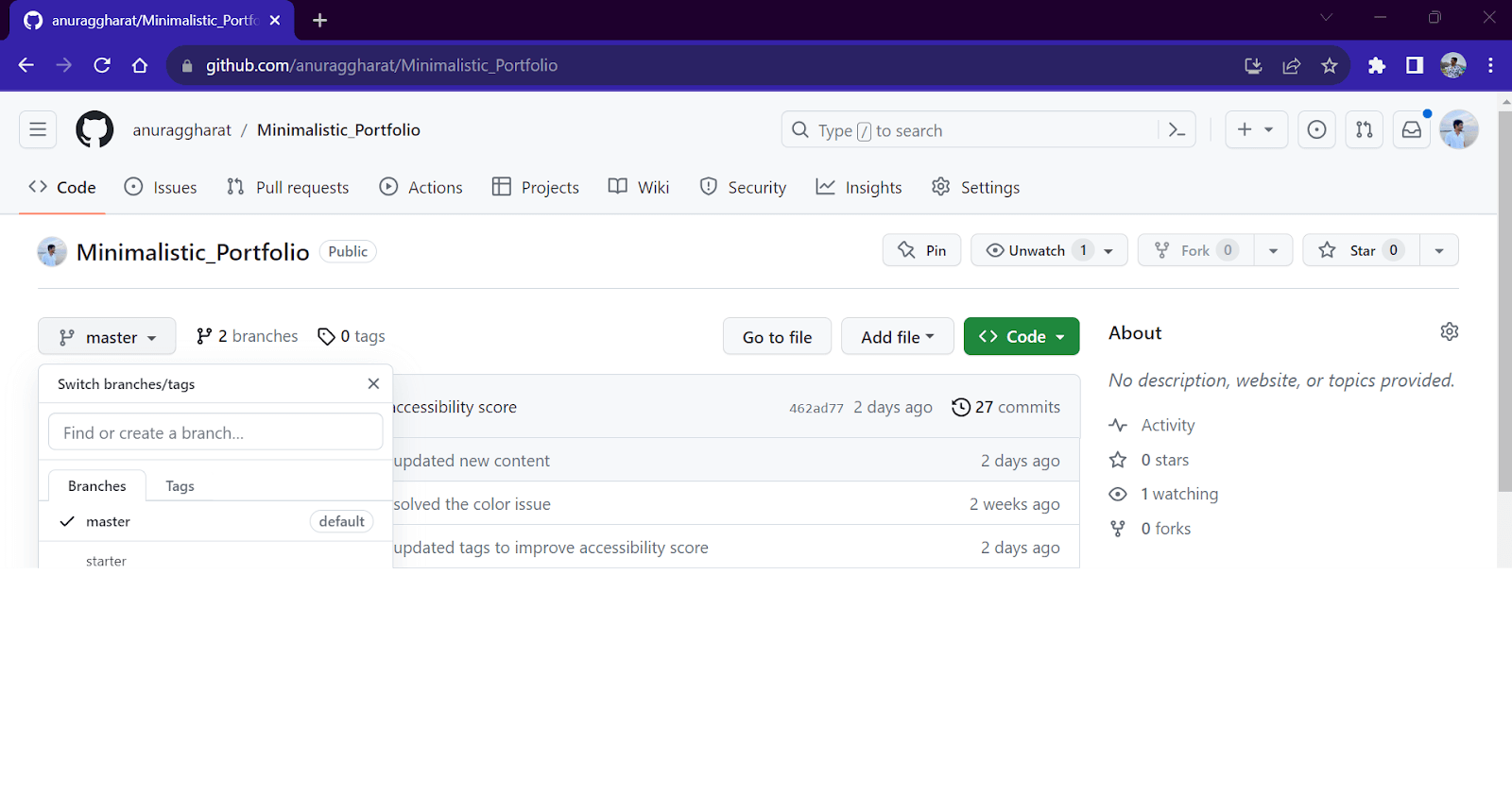 make your folder structure