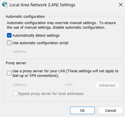 Proxy Server setup Proxy Server setup
