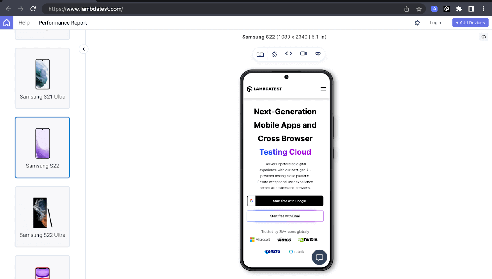 LambdaTest displays an explainer image