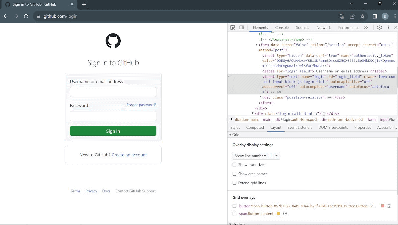 element inspection overview of the target element inspection overview of the target