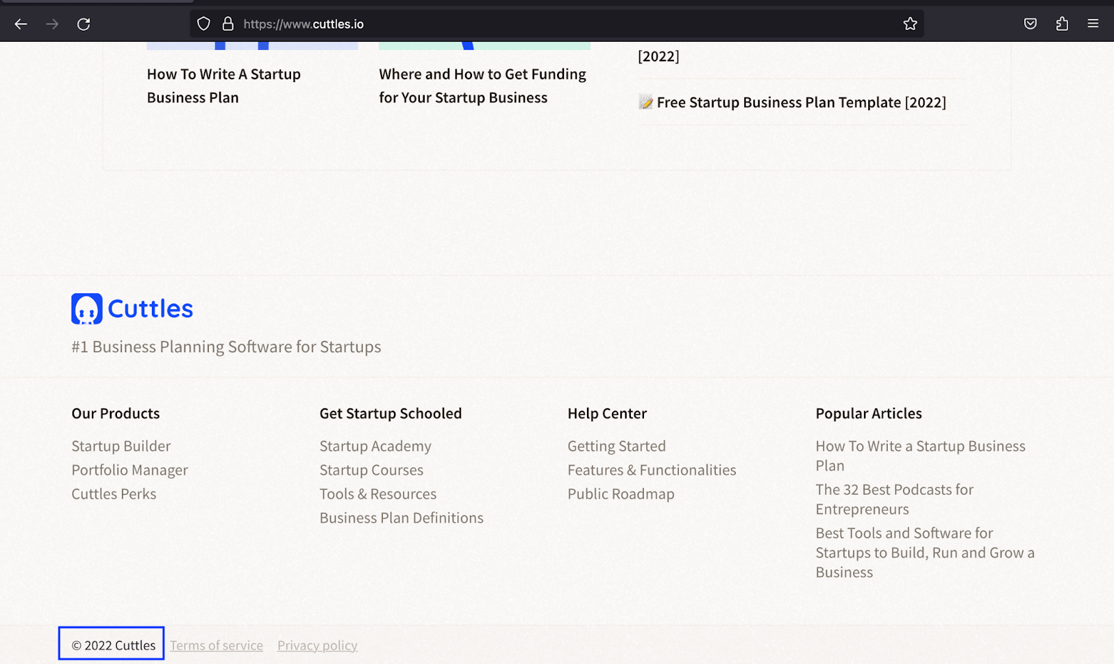  limited space at the bottom of the footer