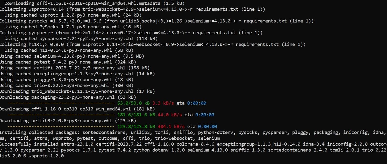 installation command runs as shown below installation command runs as shown below