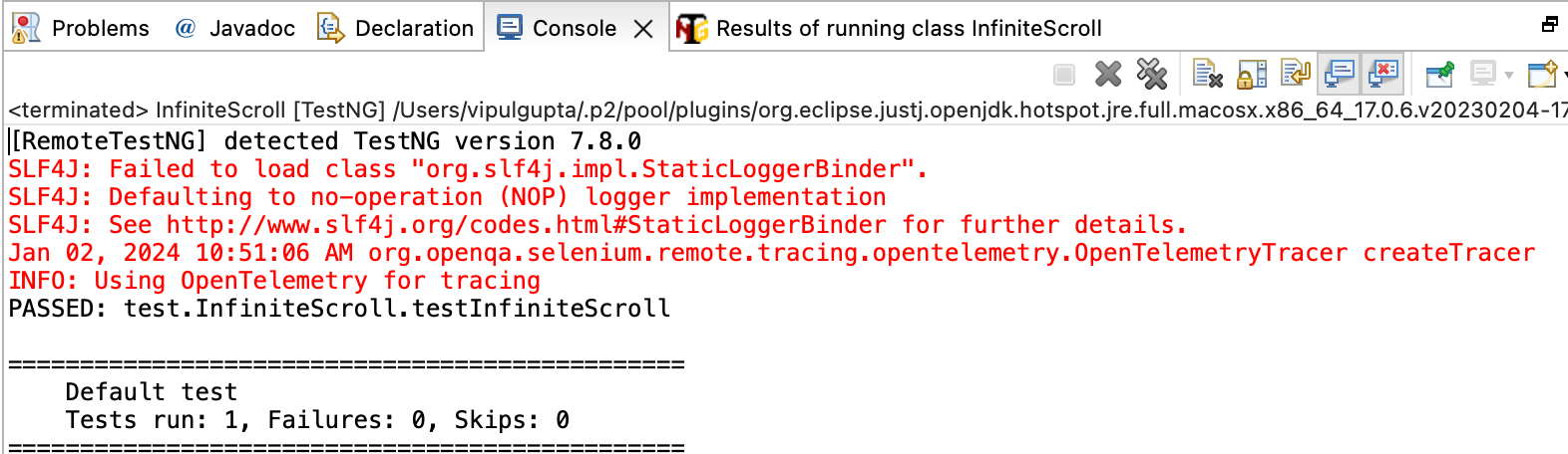 Result executed code Result executed code