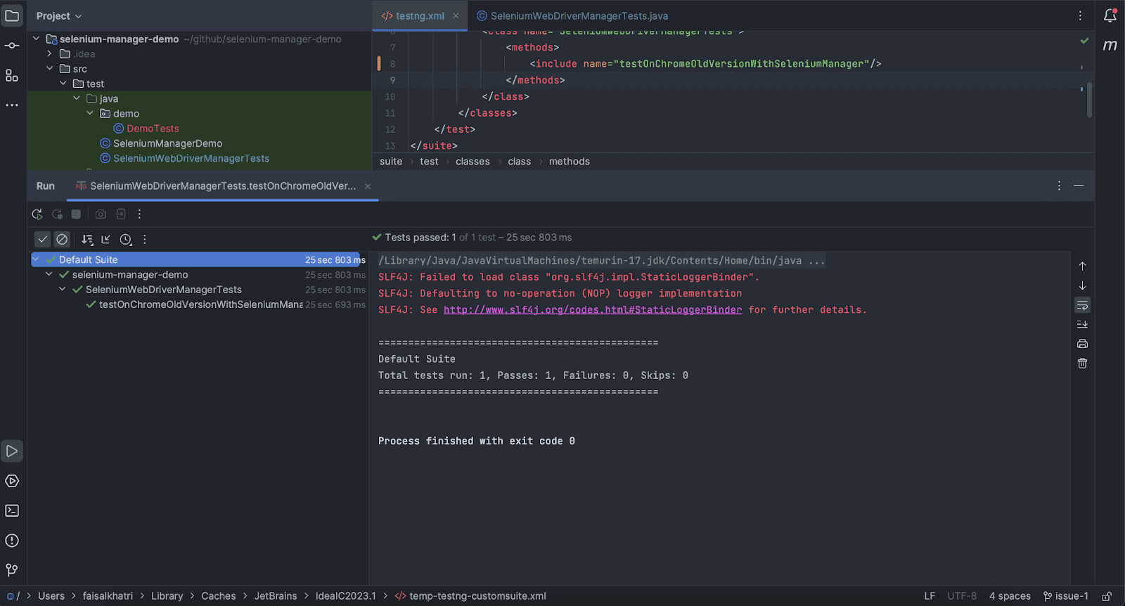 Selenium’s latest version, 4.16.1,