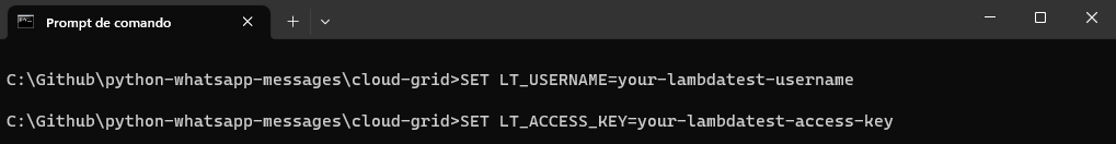 environment variables