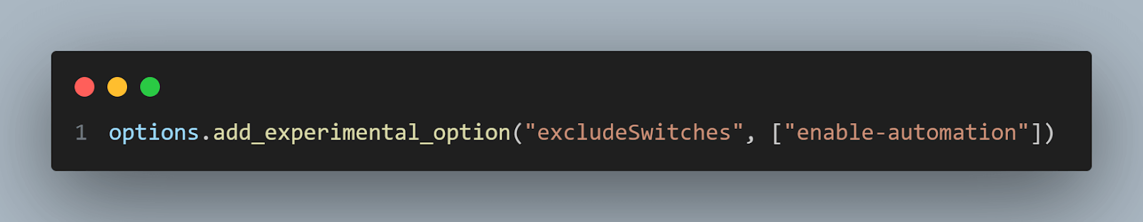  implement experimental options