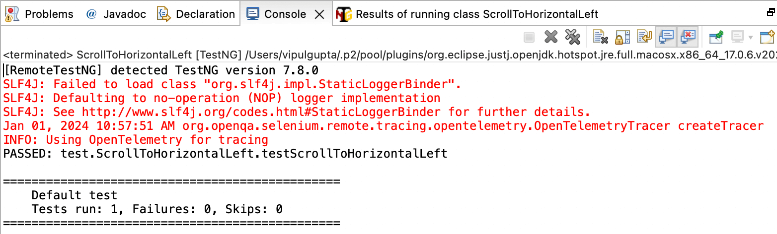 output like the below on the local and the LambdaTest dashboard output like the below on the local and the LambdaTest dashboard