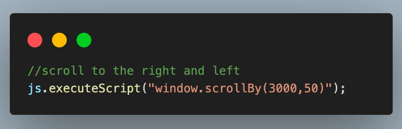 scrollBy() method scrollBy() method