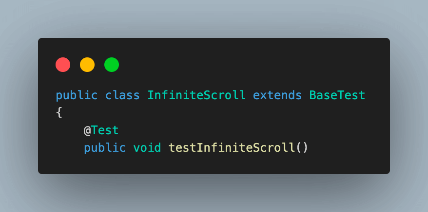 testInfiniteScroll testInfiniteScroll