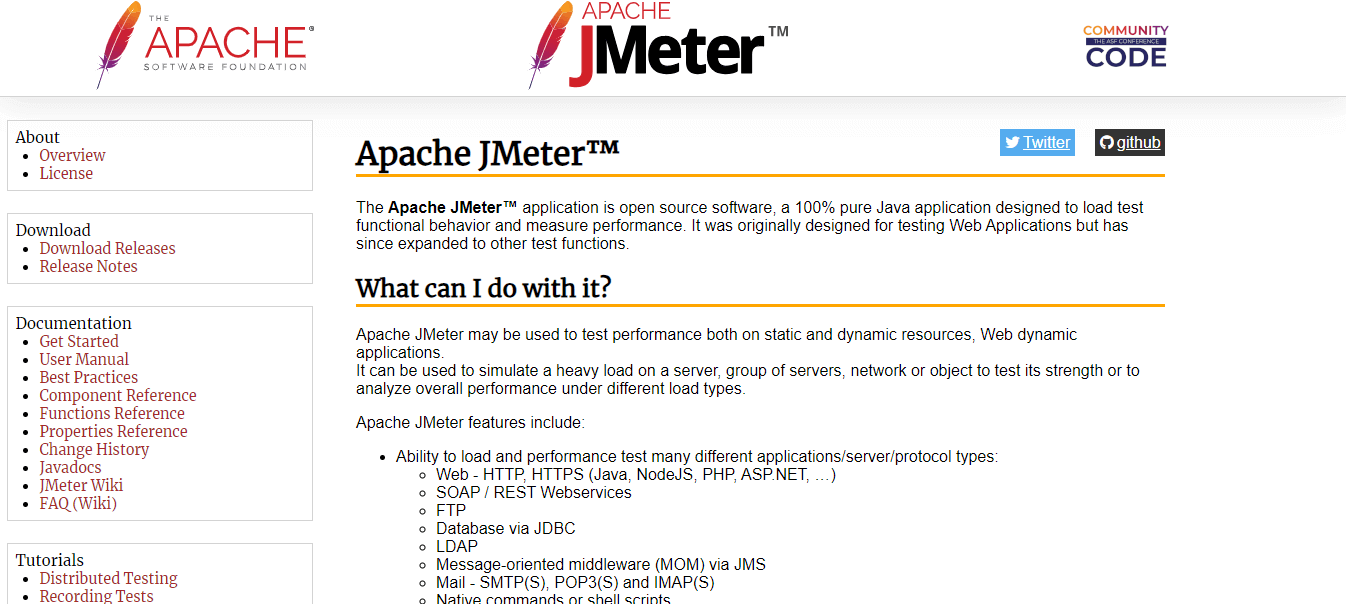 Apache JMeter DevOps testing dashboard with CI/CD integration