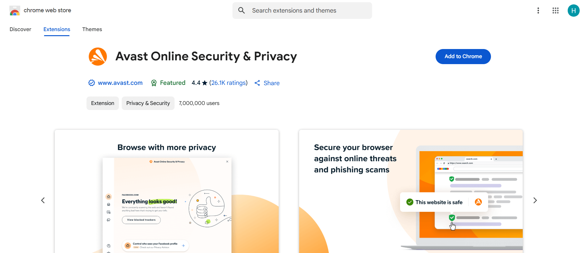 Avast Online Security & Privacy