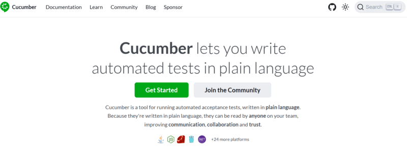 Cucumber is an automation testing framework