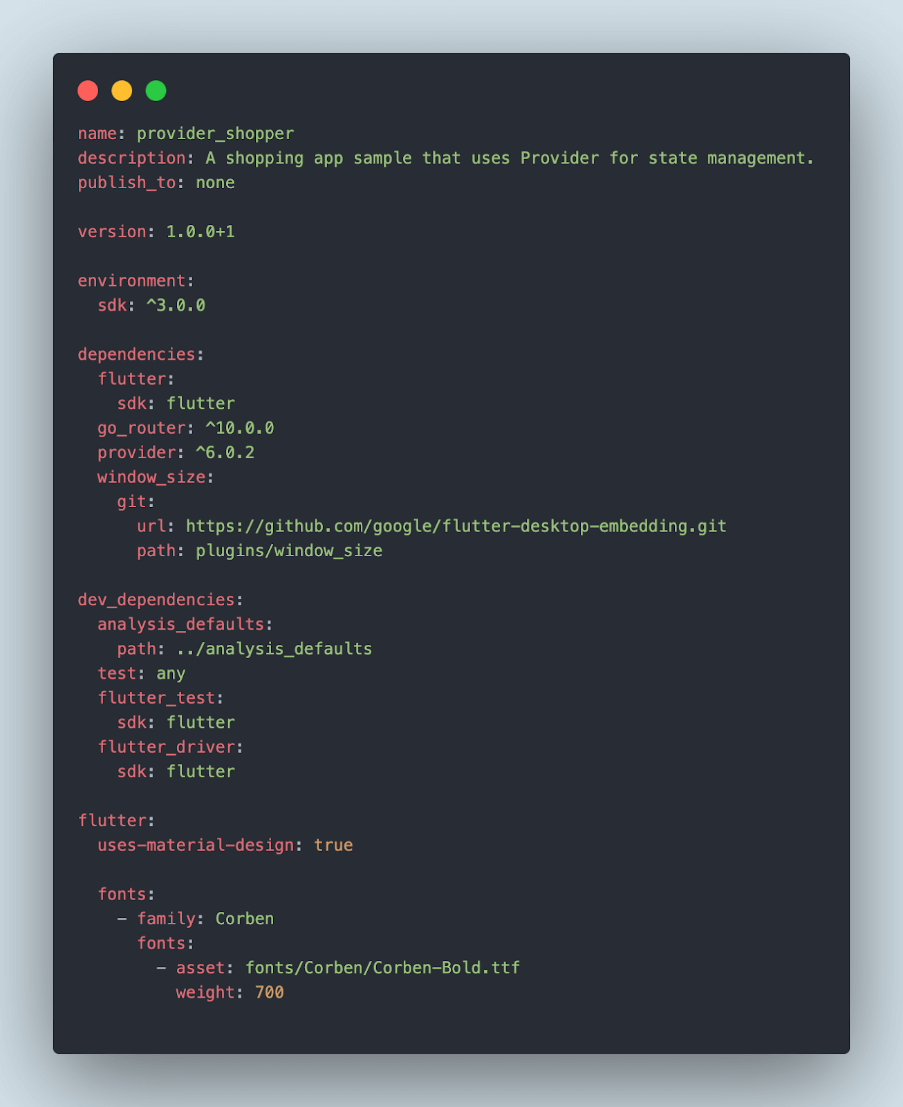 Importing the dev dependencies