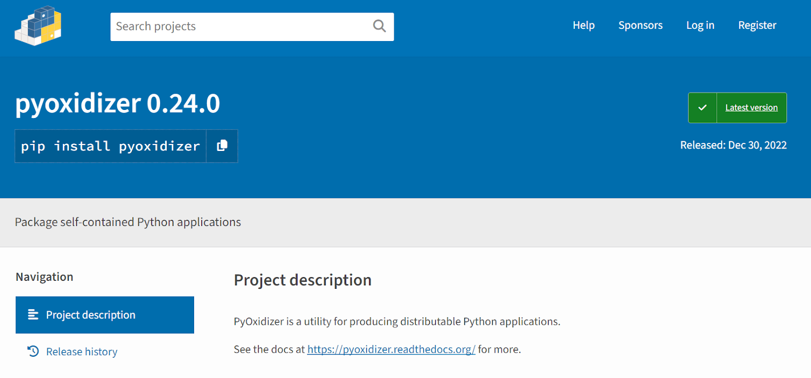 PyOxidizer PyOxidizer