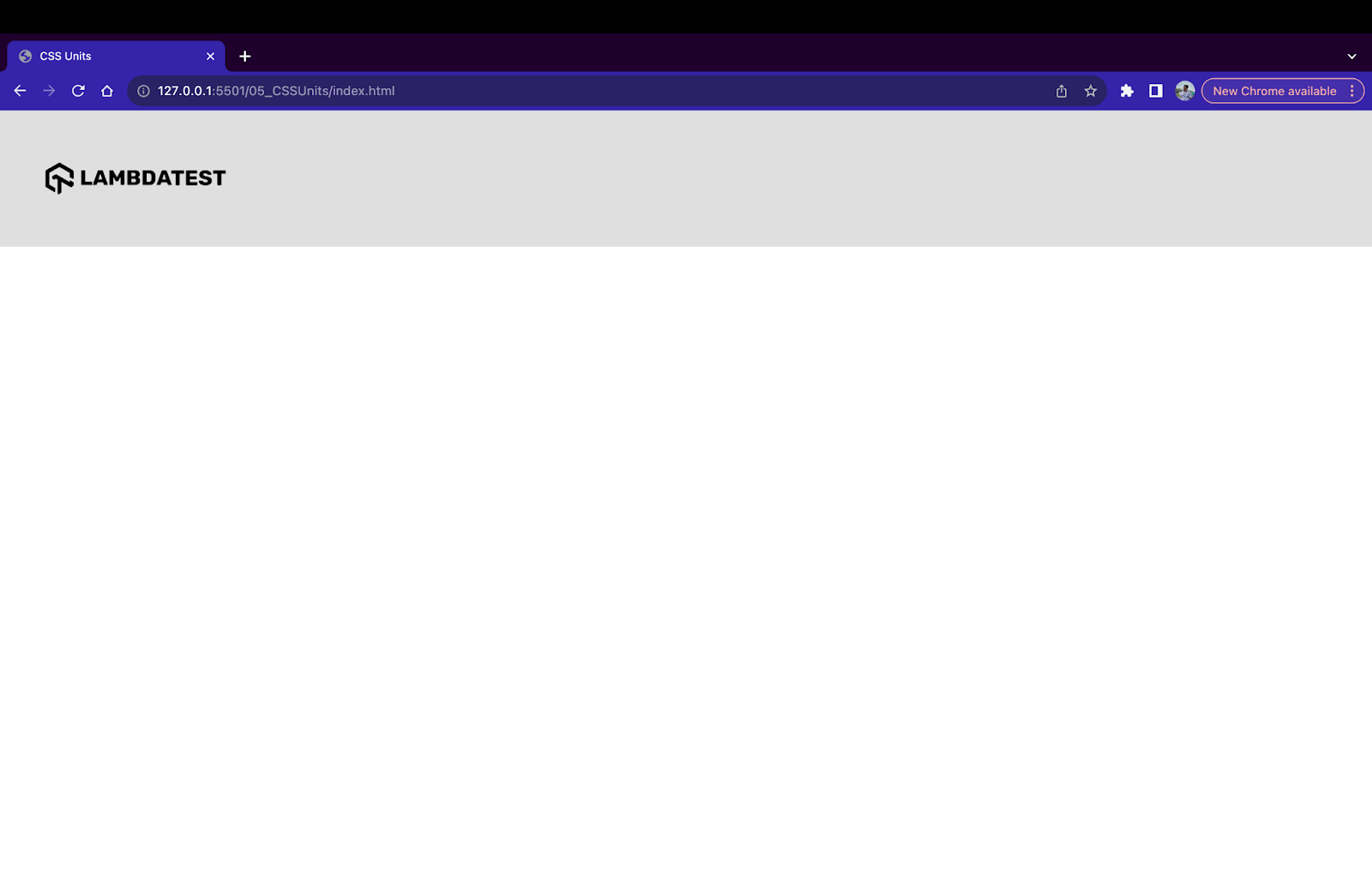Styling logo using absolute CSS units