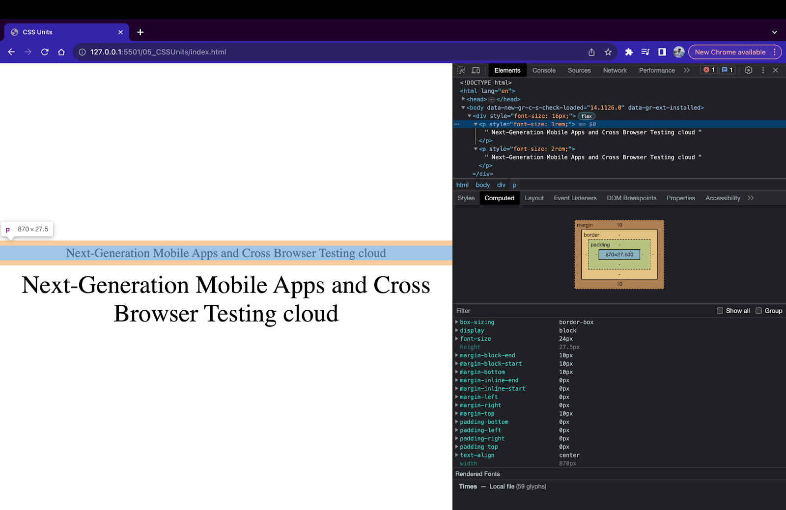 cross browser testing
