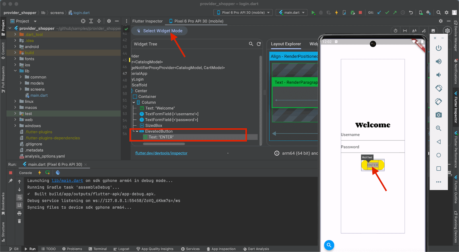 did for the Username