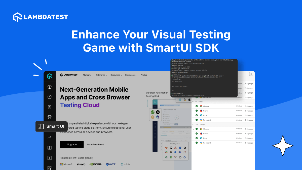 Elevate Visual Regression Testing With SmartUI SDK