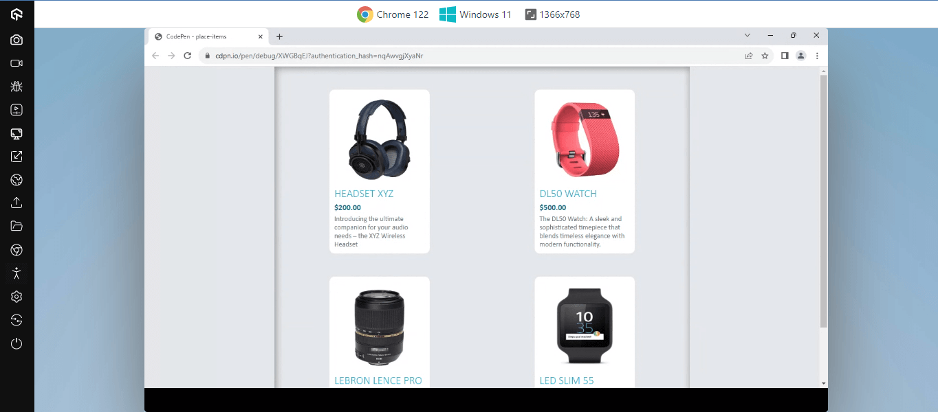 horizontal alignment horizontal alignment