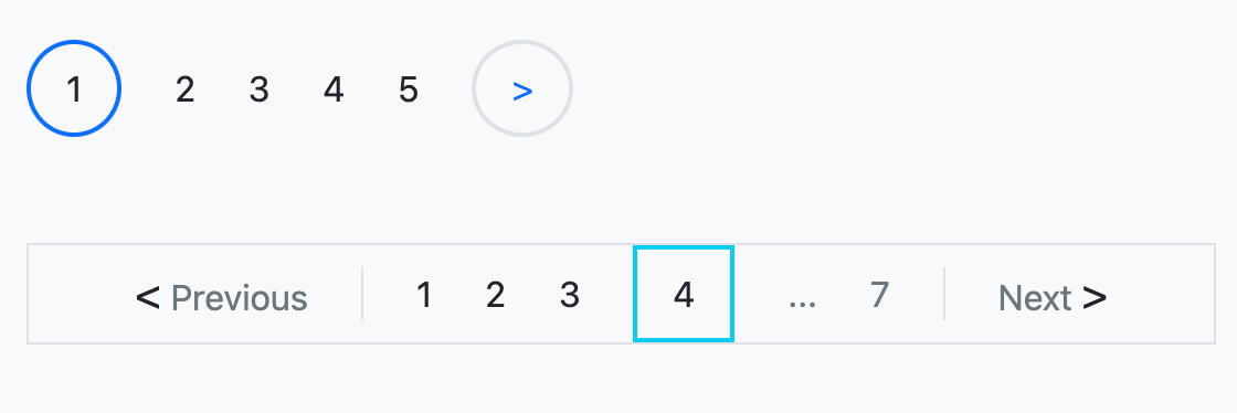 Browser Output pagination