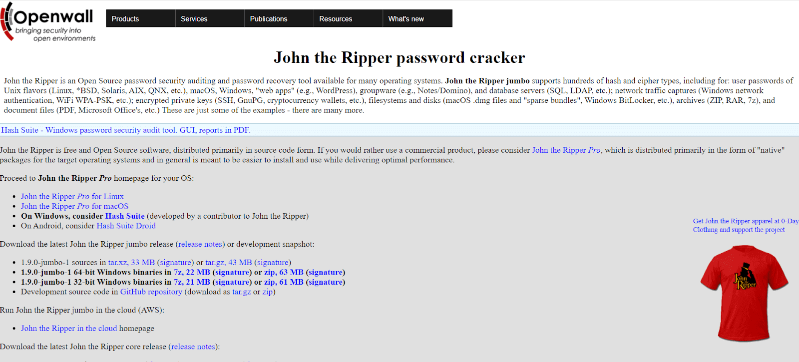 John the Ripper John the Ripper