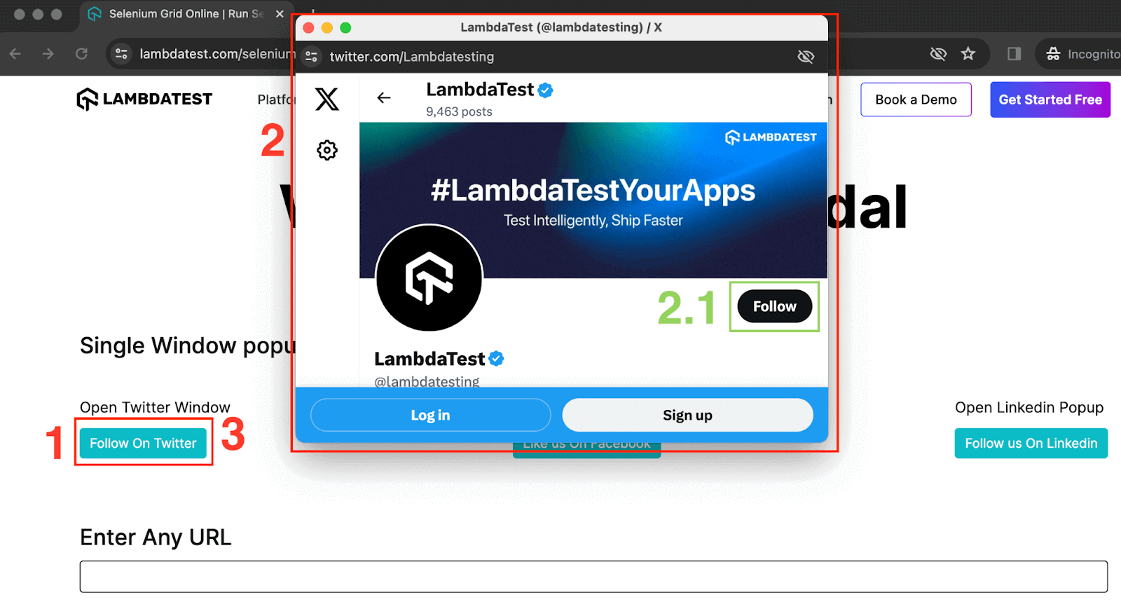 TestPopups TestPopups