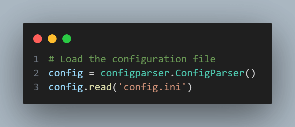 configuration file
