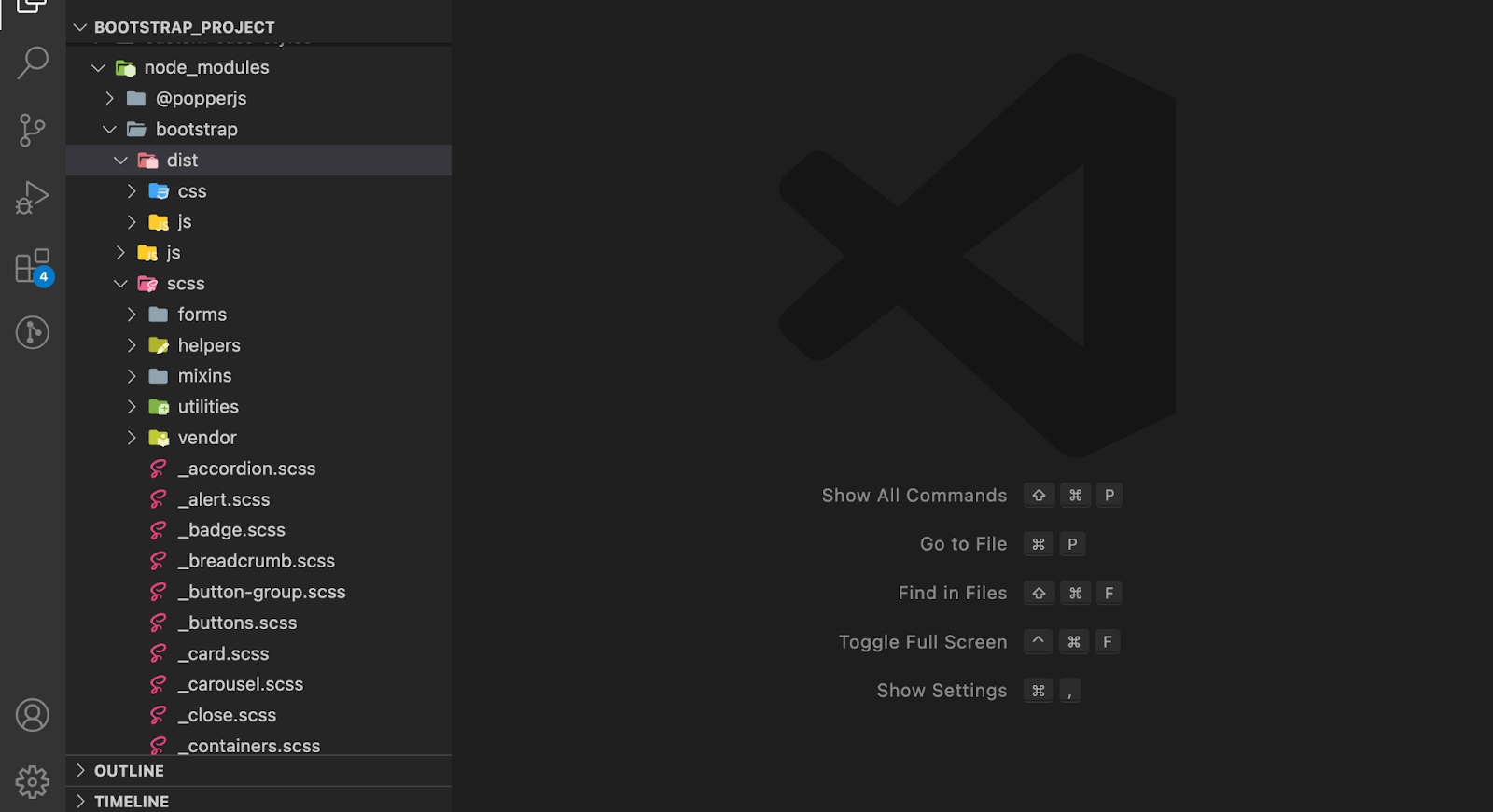 Bootstrap v5.3 installed