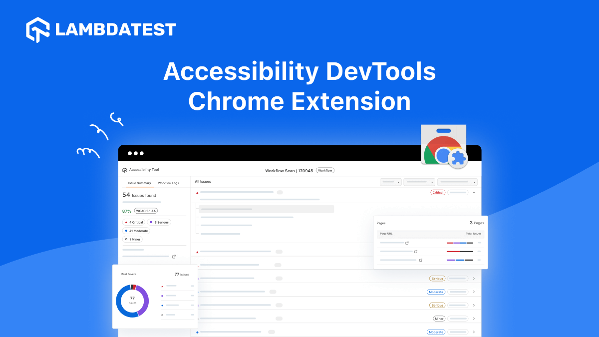 Boost Web Inclusivity with TestMu AI (Formerly LambdaTest) Accessibility DevTools Chrome Extension | TestMu AI (Formerly LambdaTest)