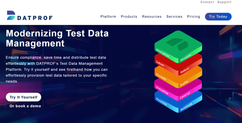 DATPROF is a leading test data management tool