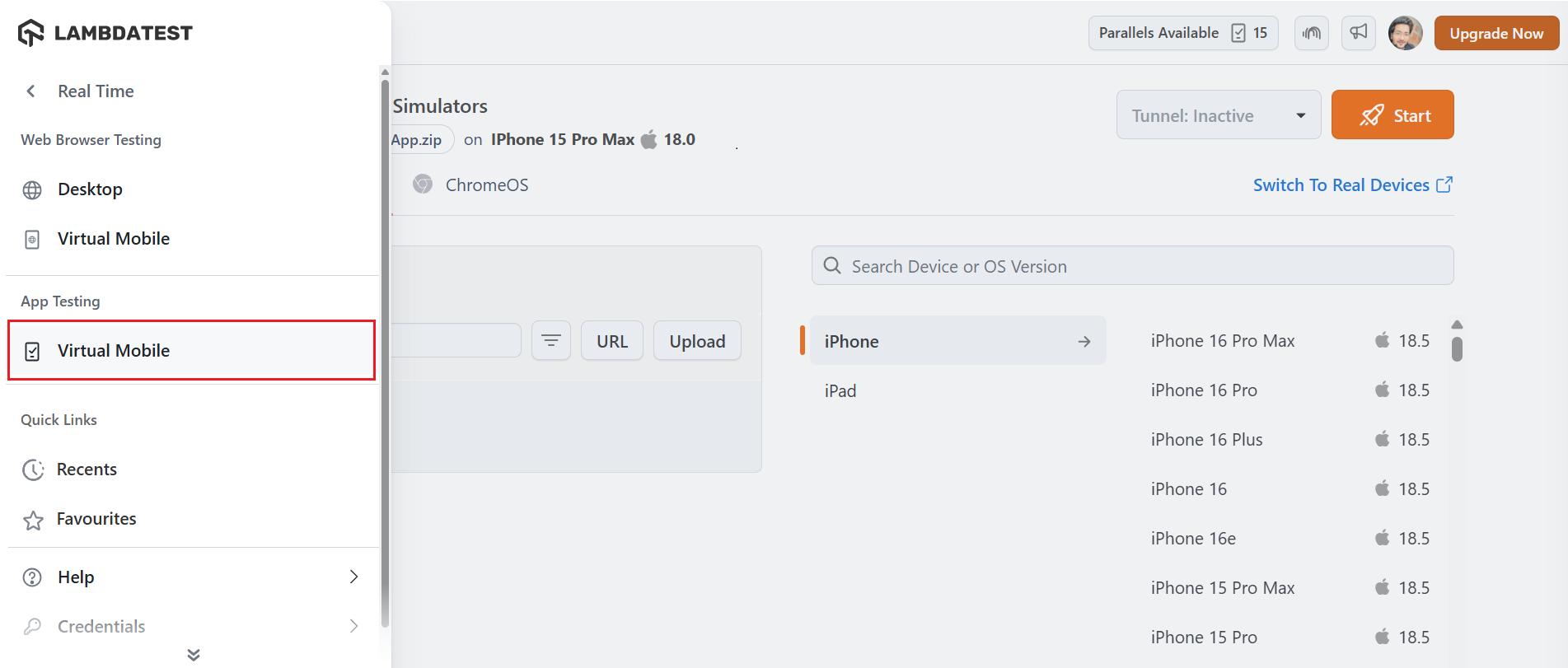 select virtual mobile select virtual mobile