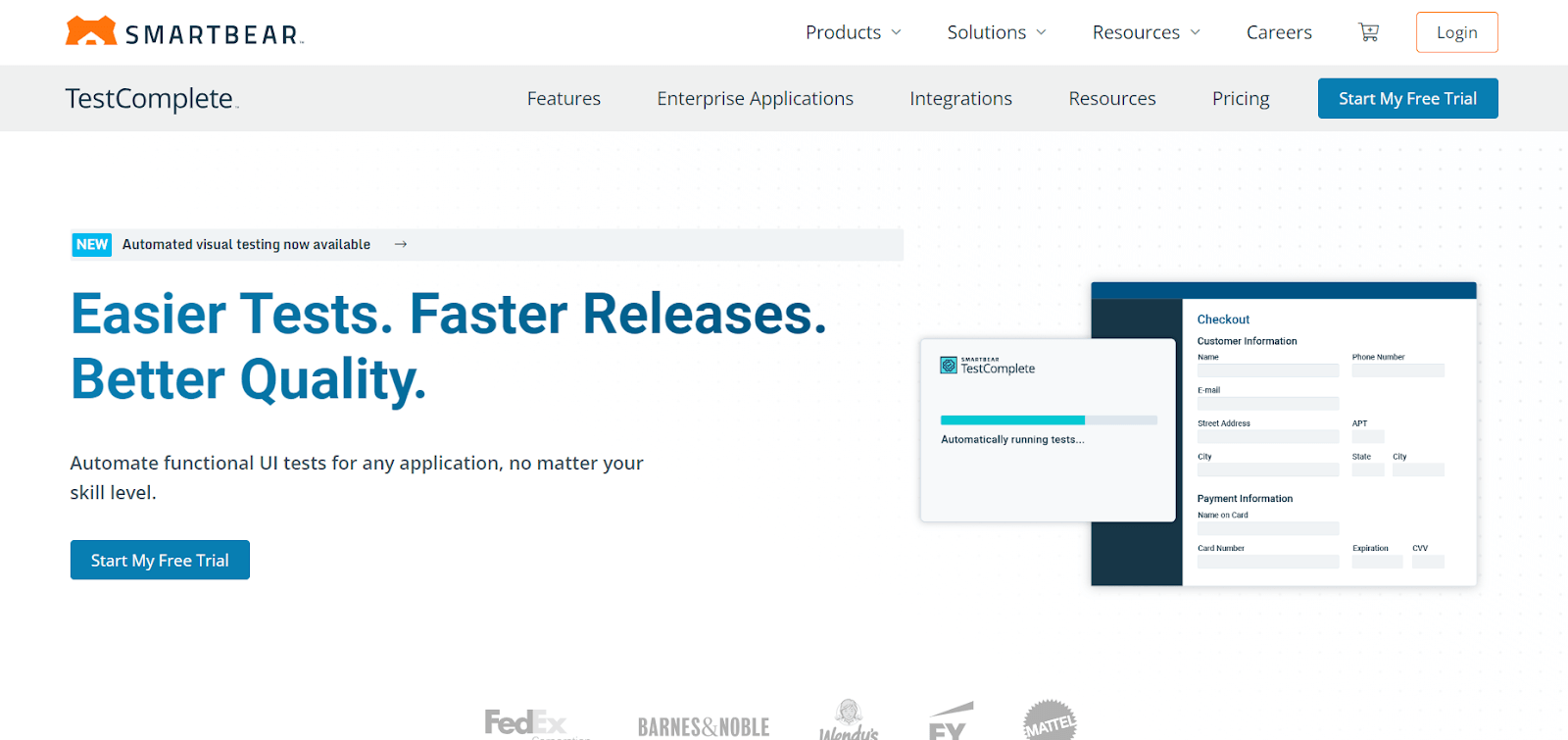 TestComplete Desktop Automation tool TestComplete Desktop Automation tool