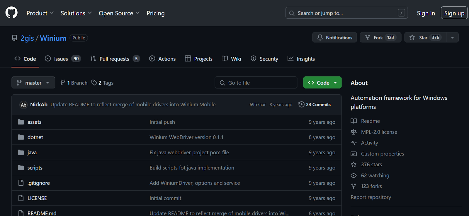 Winium desktop automation tool Winium desktop automation tool