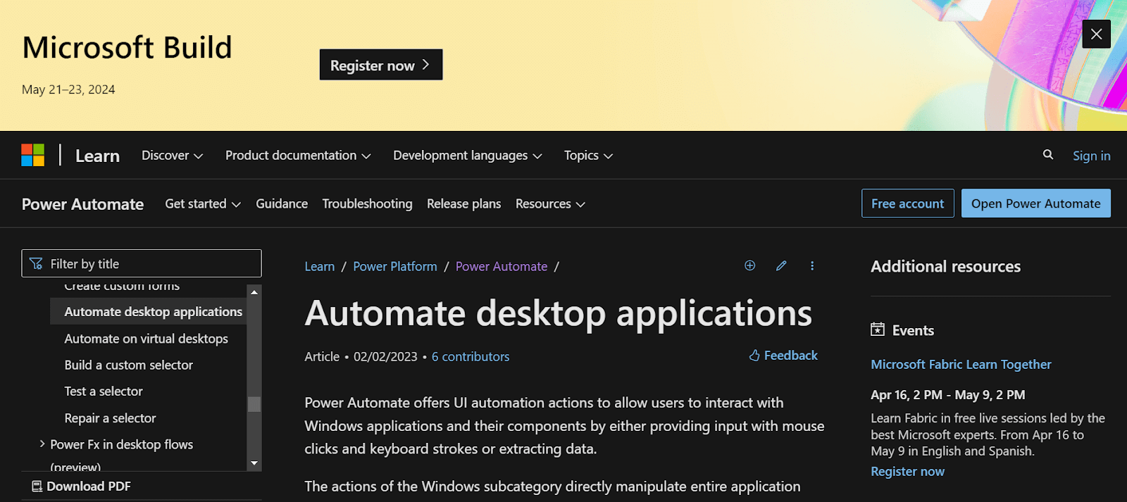 Power Automate desktop automation tool Power Automate desktop automation tool