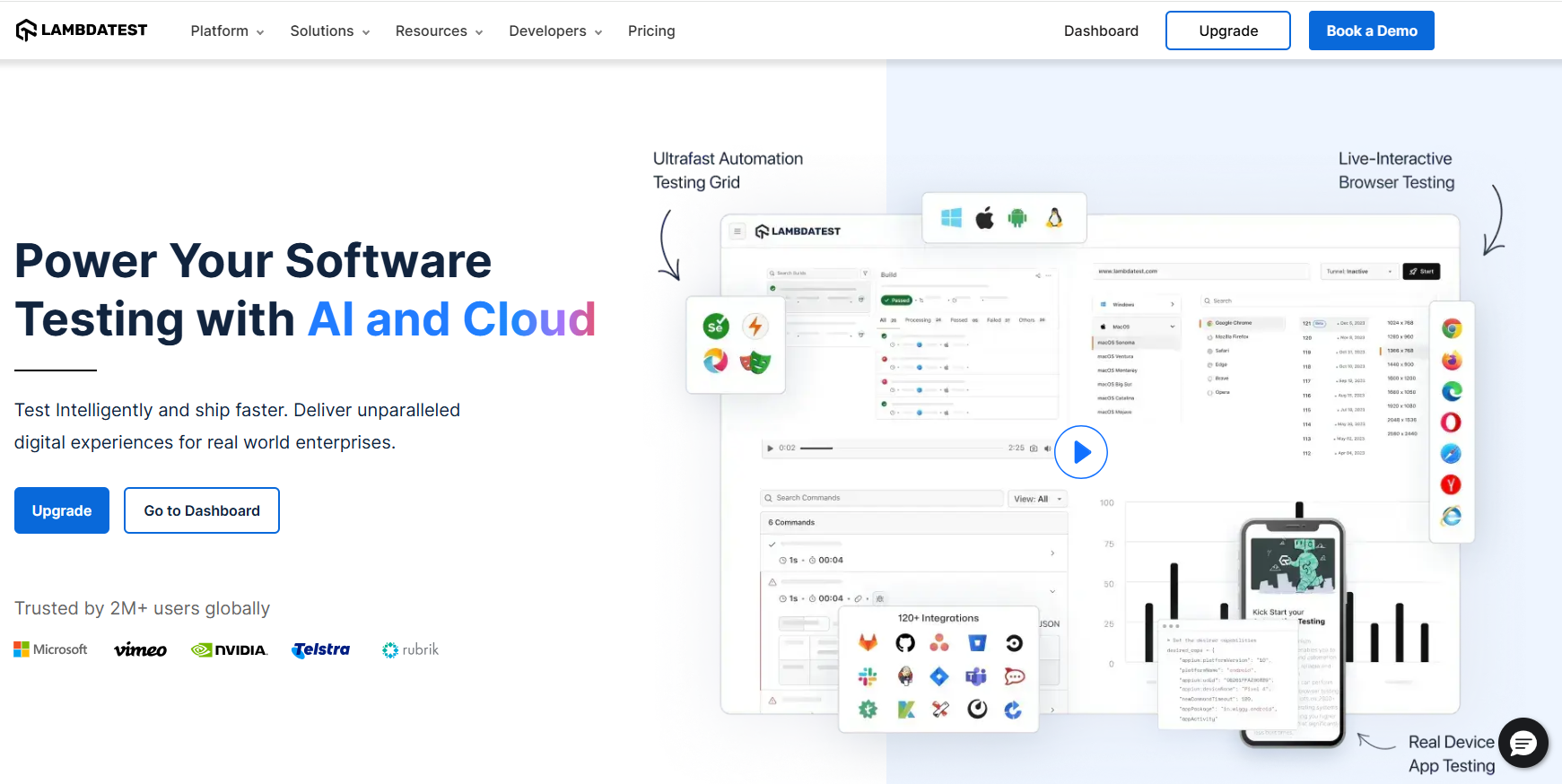 Lambdatest screenshot