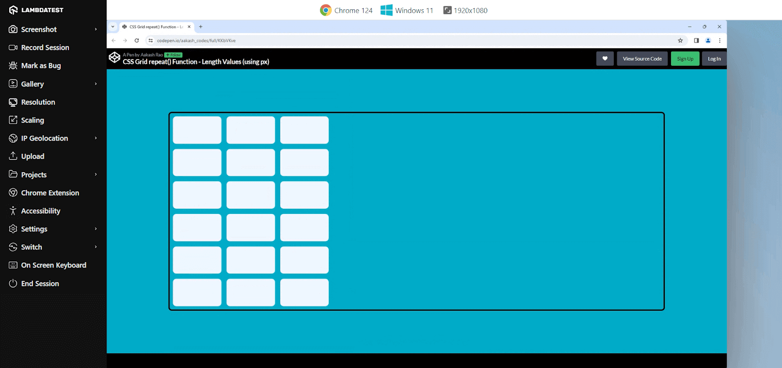 element's font size element's font size