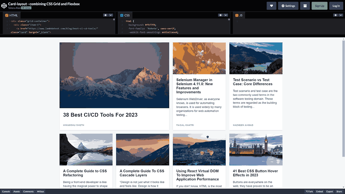 sneak peek of the layout we're going to build combining css grid and flexbox sneak peek of the layout we're going to build combining css grid and flexbox